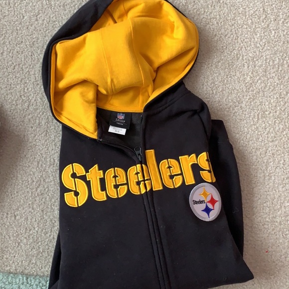 NFL team apparel Steelers sweatshirt, youth XL - Picture 2 of 2